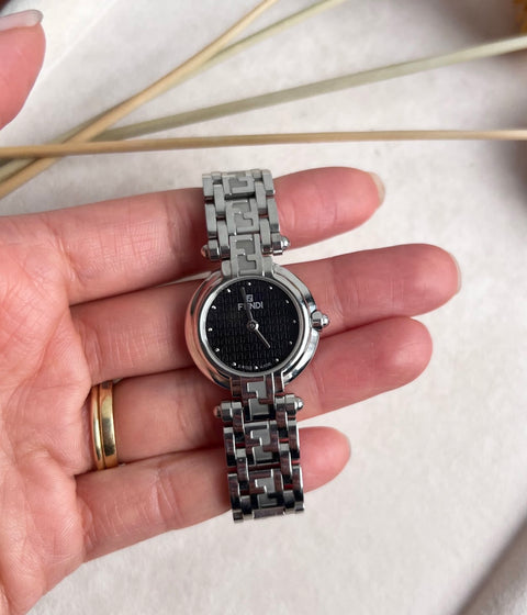 15 - Fendi Black Mono FF Bracelet 750L