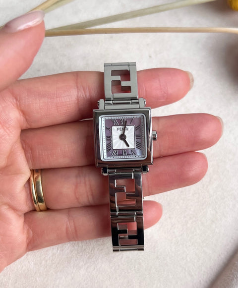 16 - Fendi Quadoro Mini Pink MOP