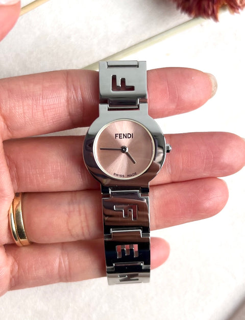 18 - Fendi Classic Bracelet Salmon Dial