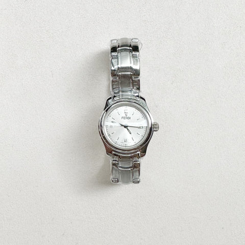 V - FENDI4 - Fendi 210L 066-801 SS QZ Silve