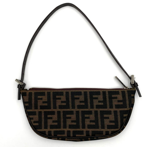 FENDZUCPOUCH, Fendi Half Moon Shoulder Mini Bag