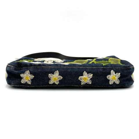 FENDNMB, Fendi Denim Flower Mamma Baguette