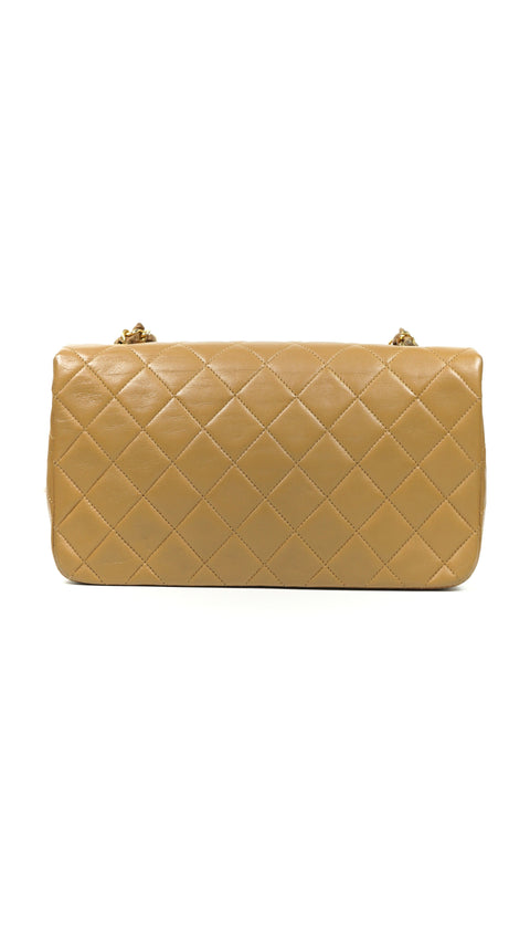 Stanislaw, 1 series 23cm full flap yellow caramel lambskin with seal and card