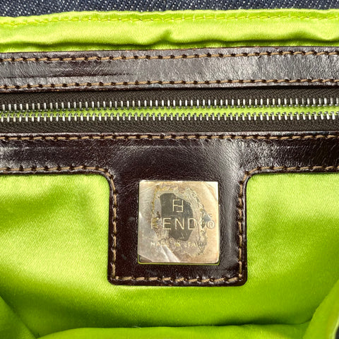 FENDNMB, Fendi Denim Flower Mamma Baguette