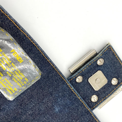 FENDNMB, Fendi Denim Flower Mamma Baguette