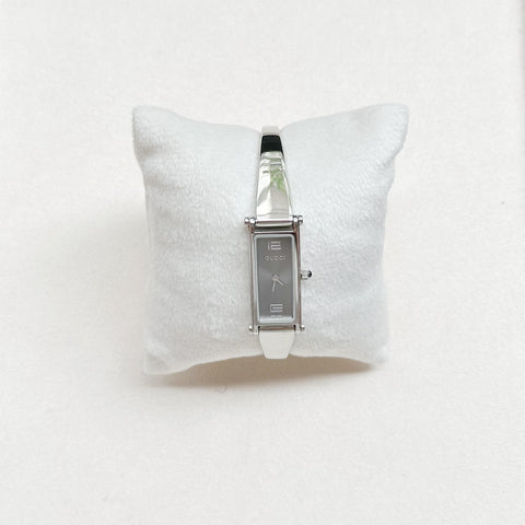 K - GUCCI7 - Gucci Bangle Watch 1500L 1319196 SS QZ Silver