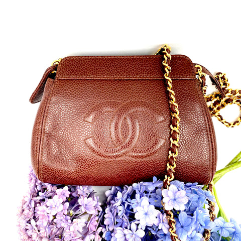 Eljayne, 5 series cocomark mini brown caviar with seal and card