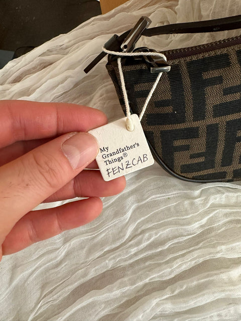 FENZCAB Fendi Half moon shoulder mini bag